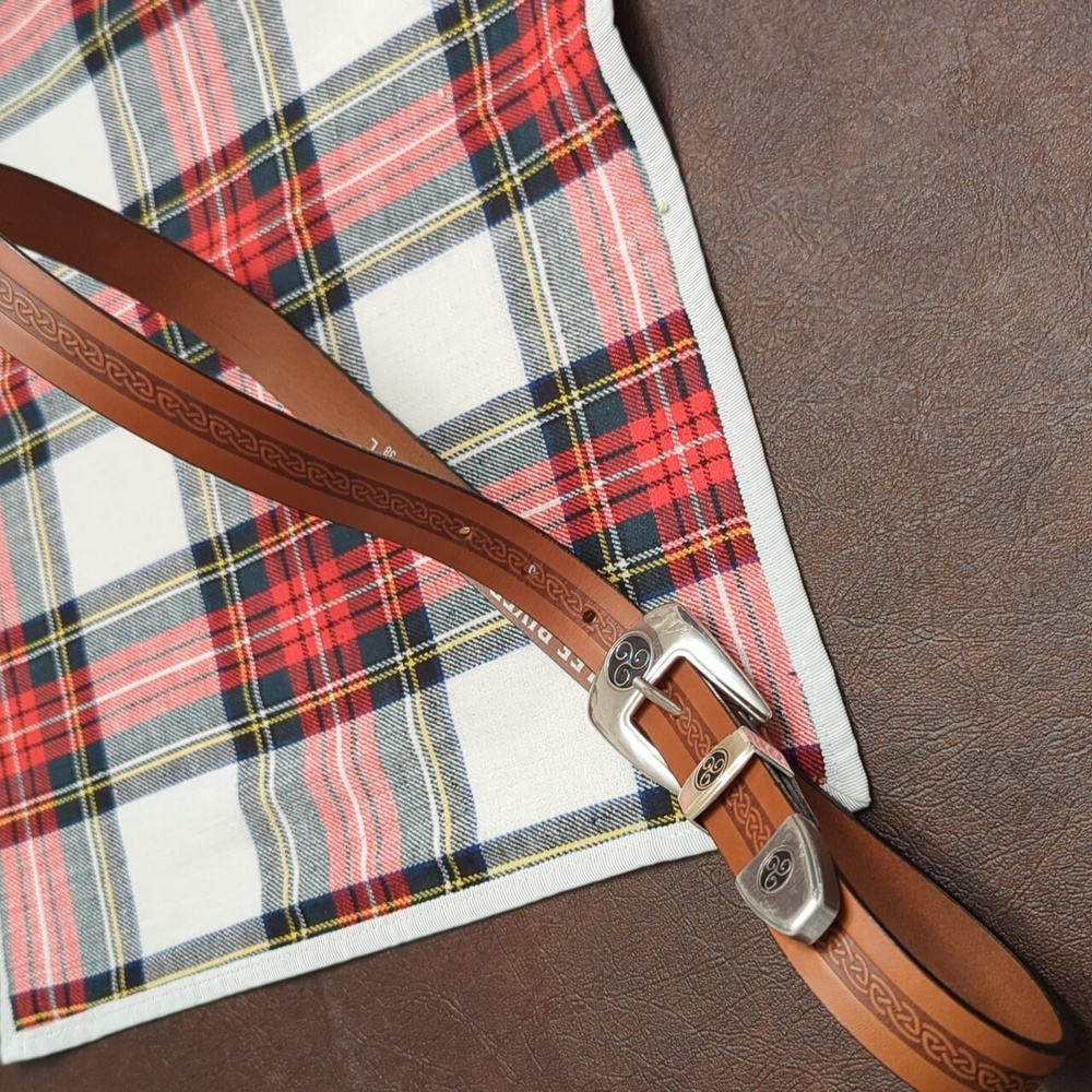 Leather belt made in Ireland